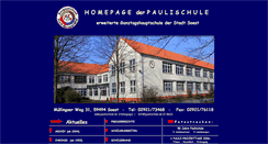Desktop Screenshot of paulischule.de